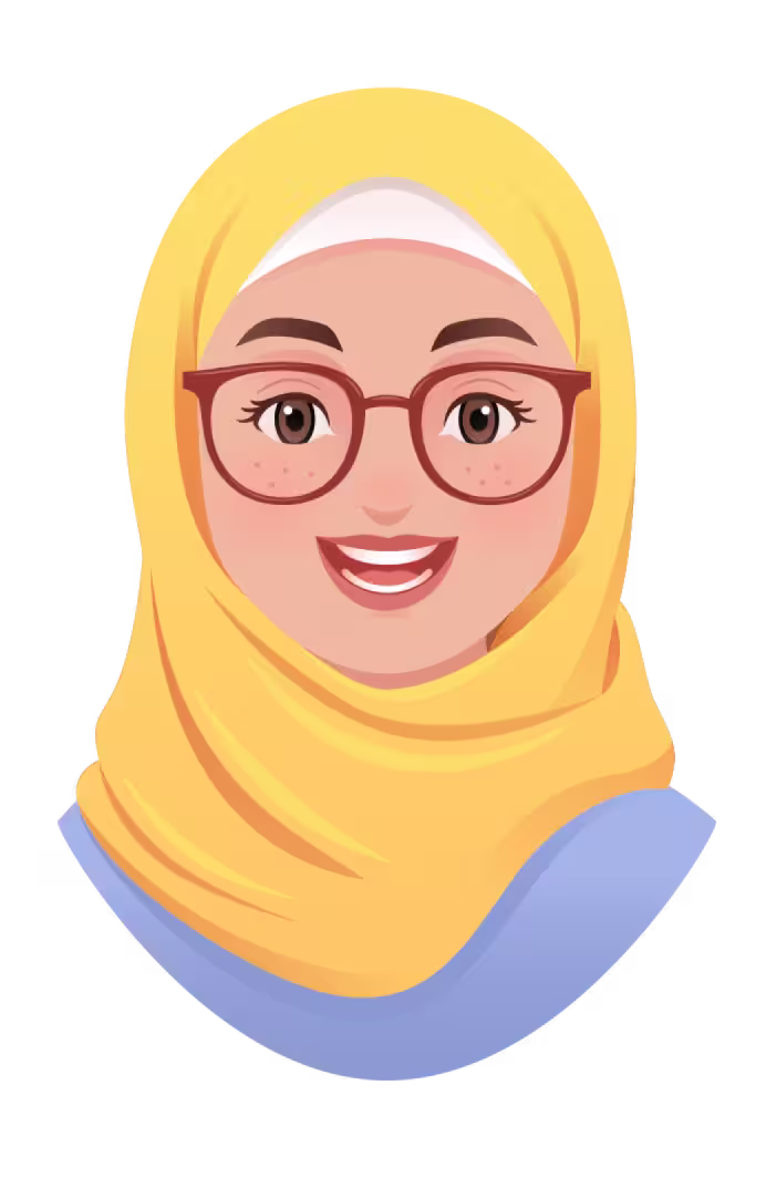 Aisha wearing a business casual outfit.