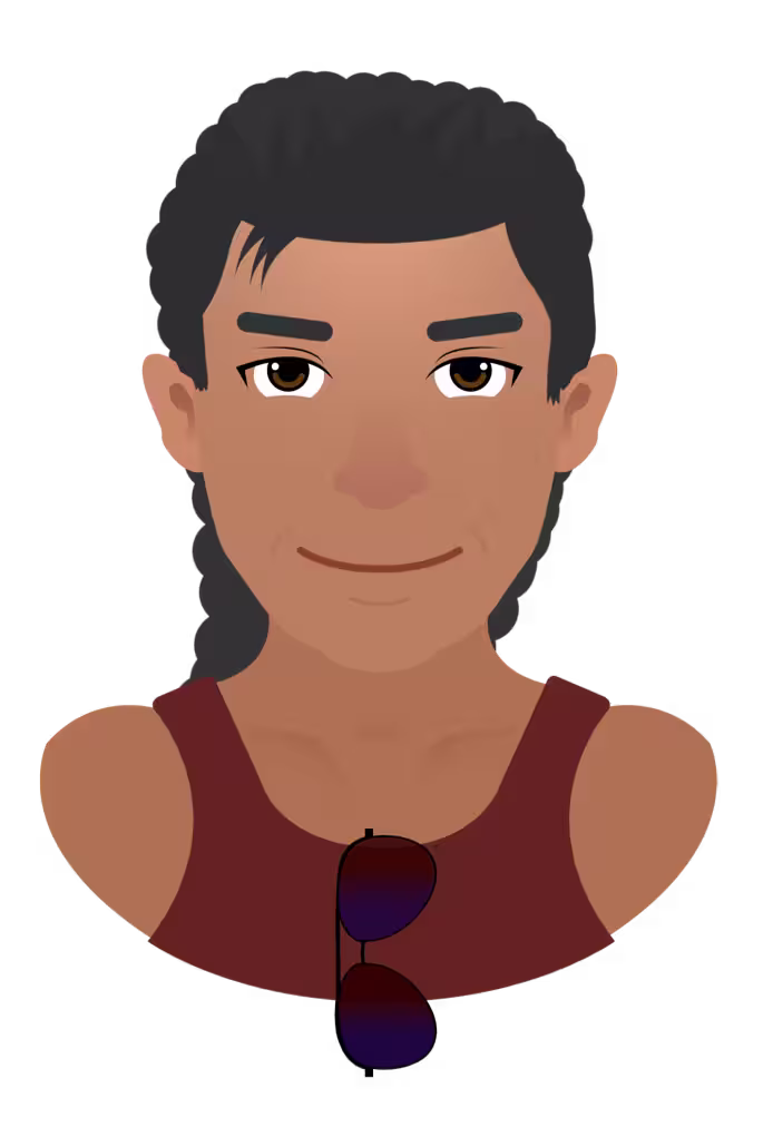 Alex in a casual outfit